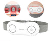 HexoRelief™ EMS Waist &amp; Abdominal Massager with Red Light and Moxibustion Heat