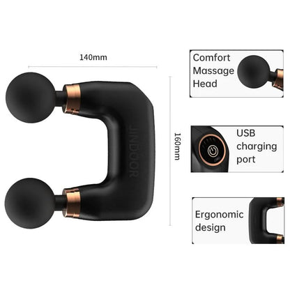 HexoPulse™ – Double-Headed Percussion Massage Gun