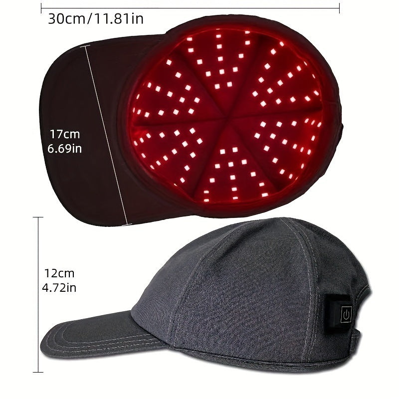 HexoHair™ Red Light Therapy Cap – Portable Scalp Care for Thicker, Healthier Hair