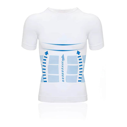 FitSculpt™ Men's Tee for Sleek Silhouette and Posture Support 1