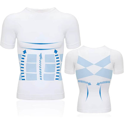 FitSculpt™ Men's Tee for Sleek Silhouette and Posture Support 6