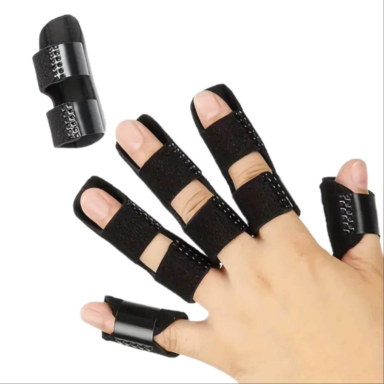 FlexiGuard™ Adjustable Splint Set for Finger Stability and Comfort 0