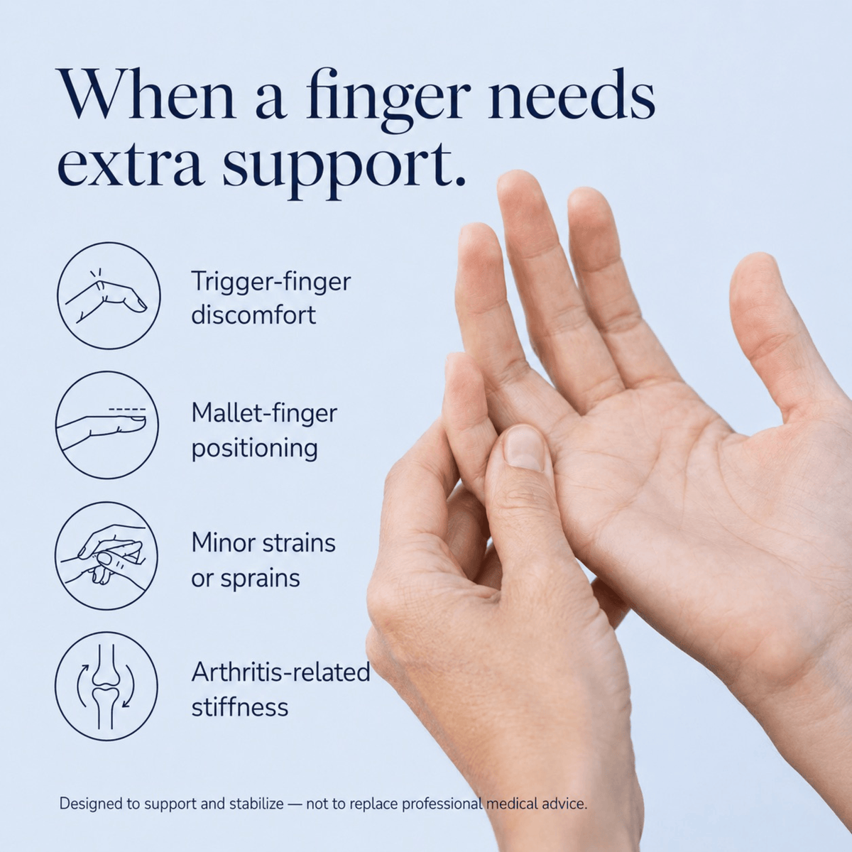 FlexiGuard™ Adjustable Splint Set for Finger Stability and Comfort 1