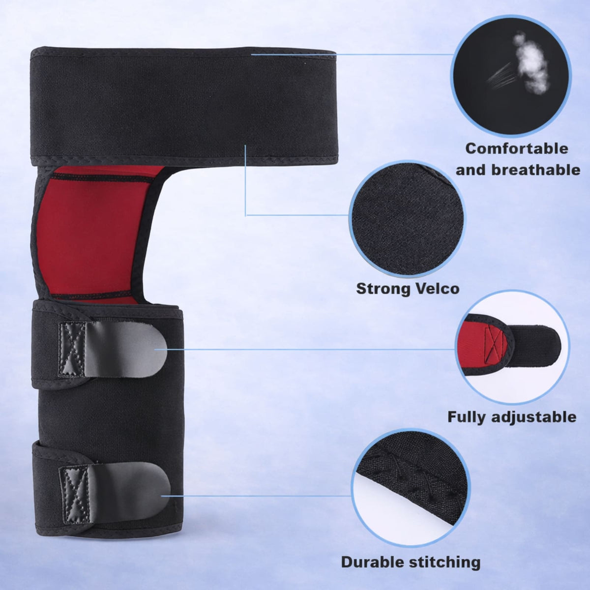 FlexiGuard™ Hip Compression Brace for Targeted Support and Comfort 3