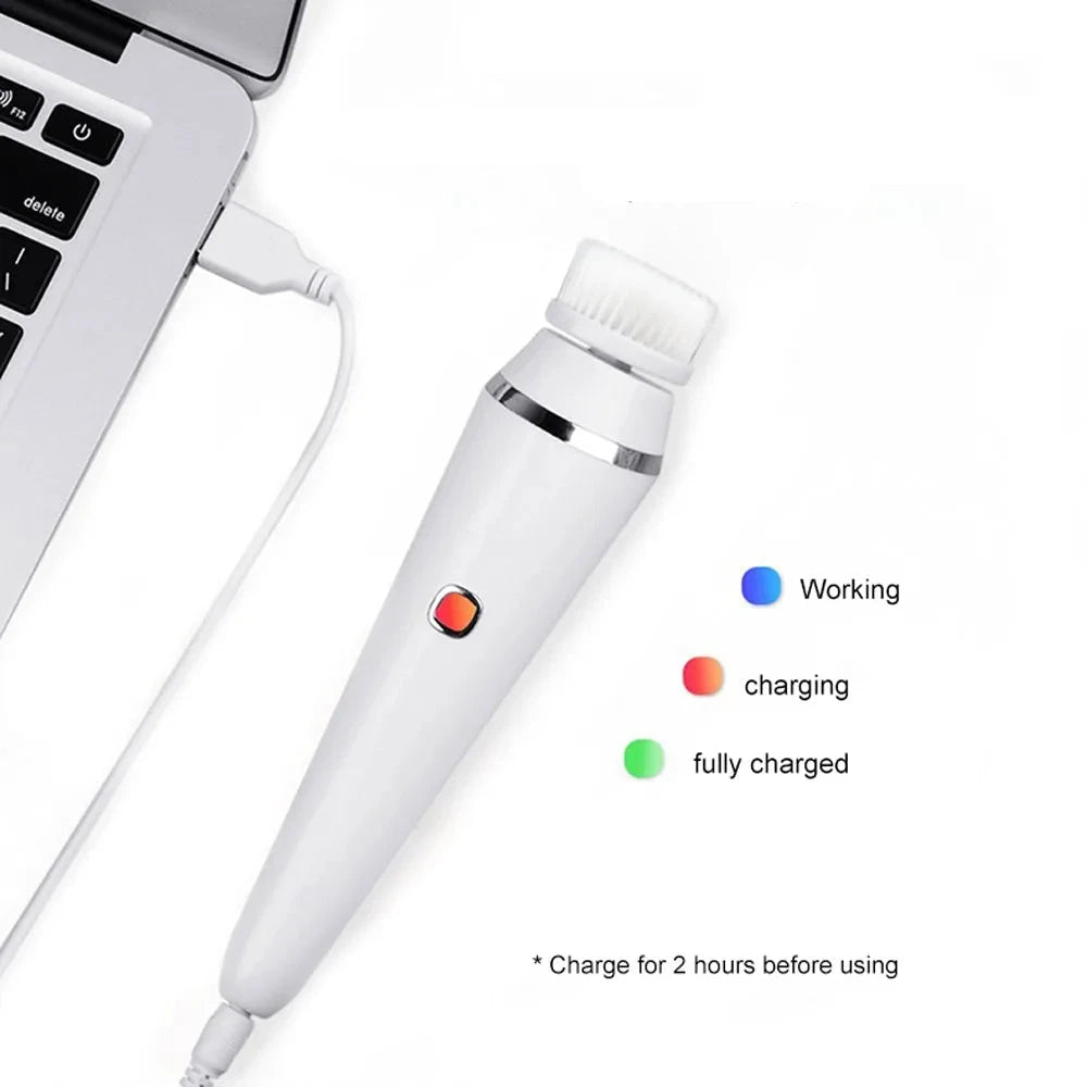 HexoSkin™ 4-in-1 Deep Cleansing Facial Brush