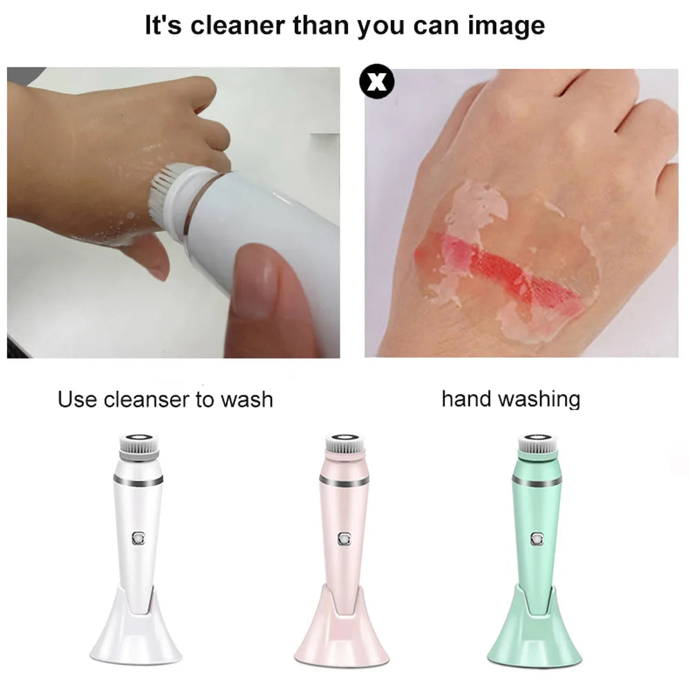 HexoSkin™ 4-in-1 Deep Cleansing Facial Brush