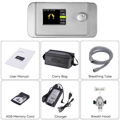 HexoSleep™ APAP Machine for Sleep Apnea Therapy with Intelligent Humidifier & Nasal Mask 2