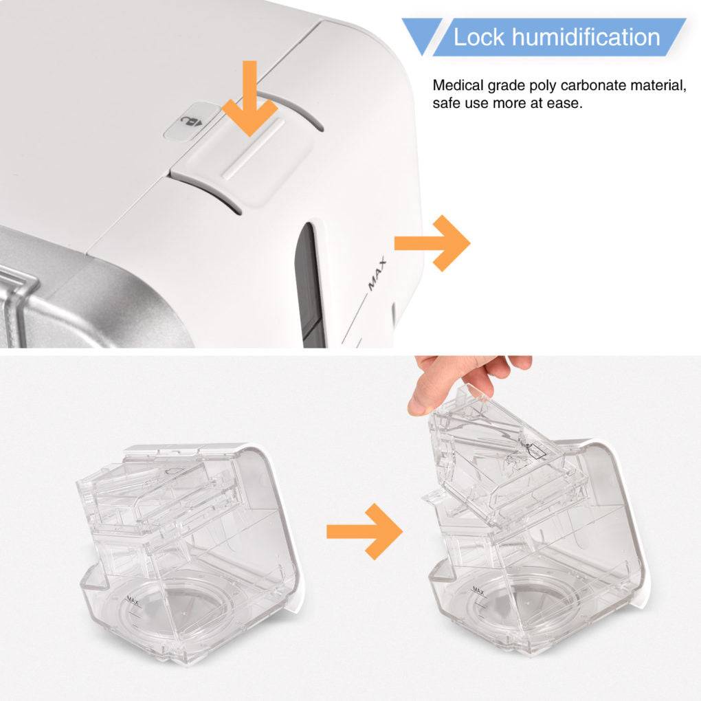HexoSleep™ APAP Machine for Sleep Apnea Therapy with Intelligent Humidifier & Nasal Mask 8