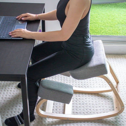 KneelWell™ Ergonomic Kneeling Chair for Natural Spine Support and Comfort 2