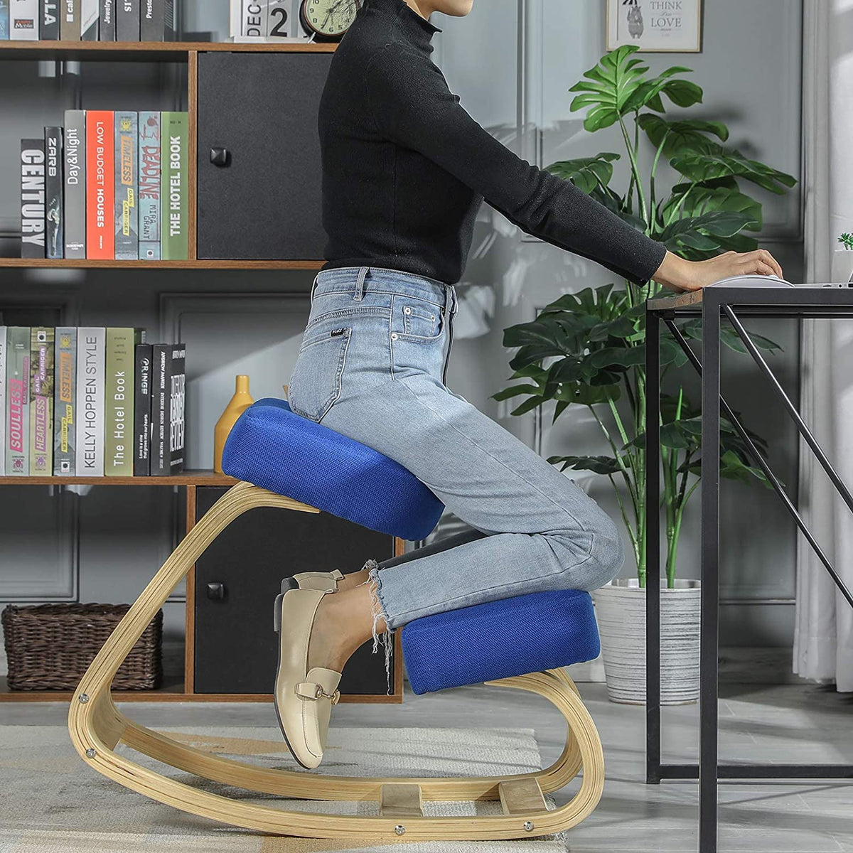 KneelWell™ Ergonomic Kneeling Chair for Natural Spine Support and Comfort 4