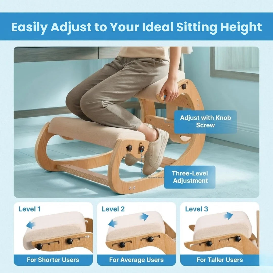 KneelWell™ Ergonomic Kneeling Chair for Ultimate Comfort and Posture Support 7