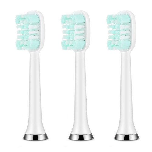 3 x Replacement Toothbrush Heads (White)