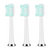 3 x Replacement Toothbrush Heads (White)
