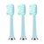 3 x Replacement Toothbrush Heads (Blue)
