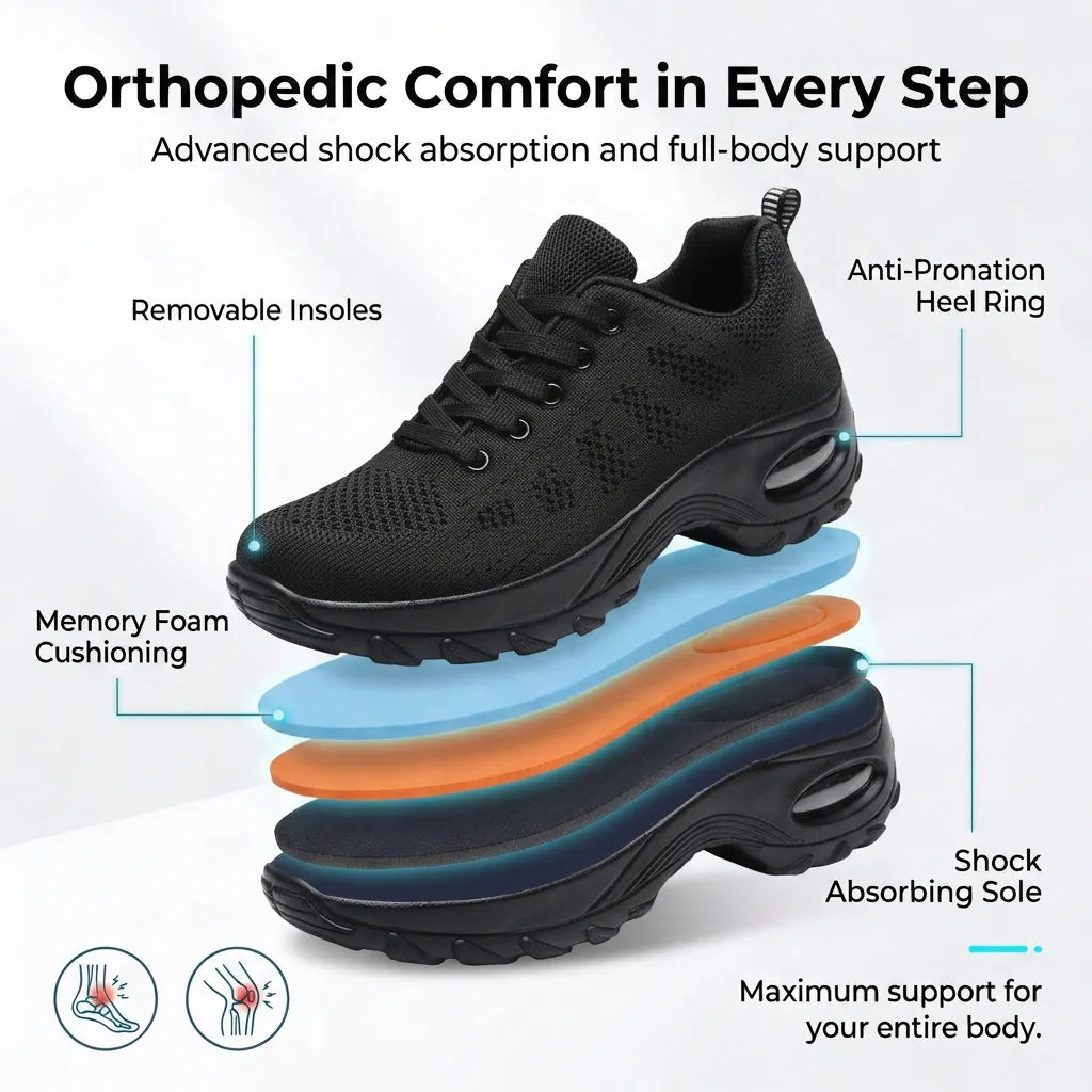 HexoComfy™ Women's High-Support Orthopedic Shoes 2
