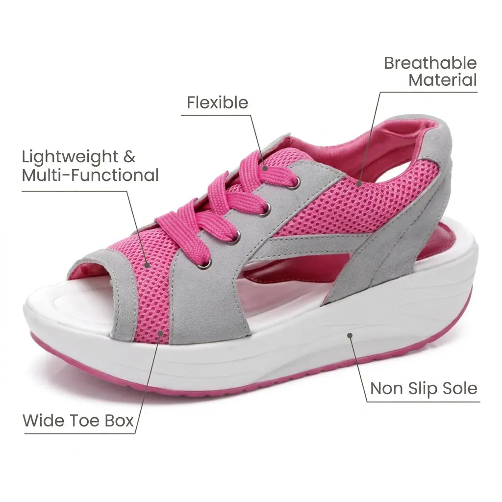 HexoComfy™ Women's Orthopedic Sandals with Breathable Mesh 4