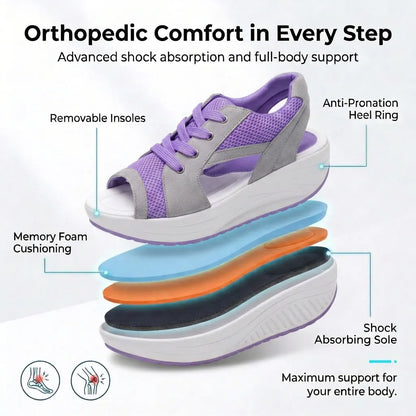 HexoComfy™ Women's Orthopedic Sandals with Breathable Mesh 8