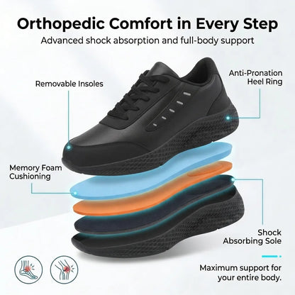 HexoComfy™ Women's Orthopedic Leather Shoes 3