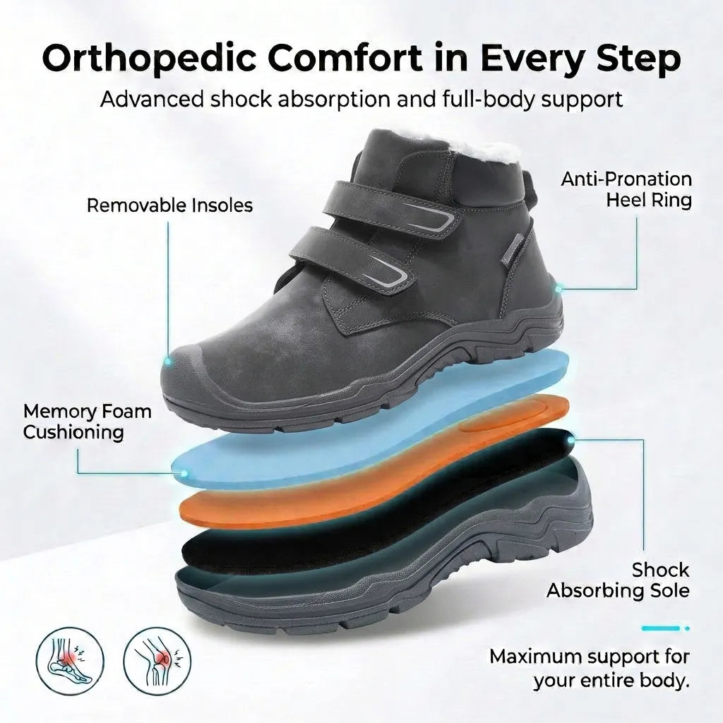 HexoComfy™ Women's Orthopedic Boots for Everyday Comfort 8