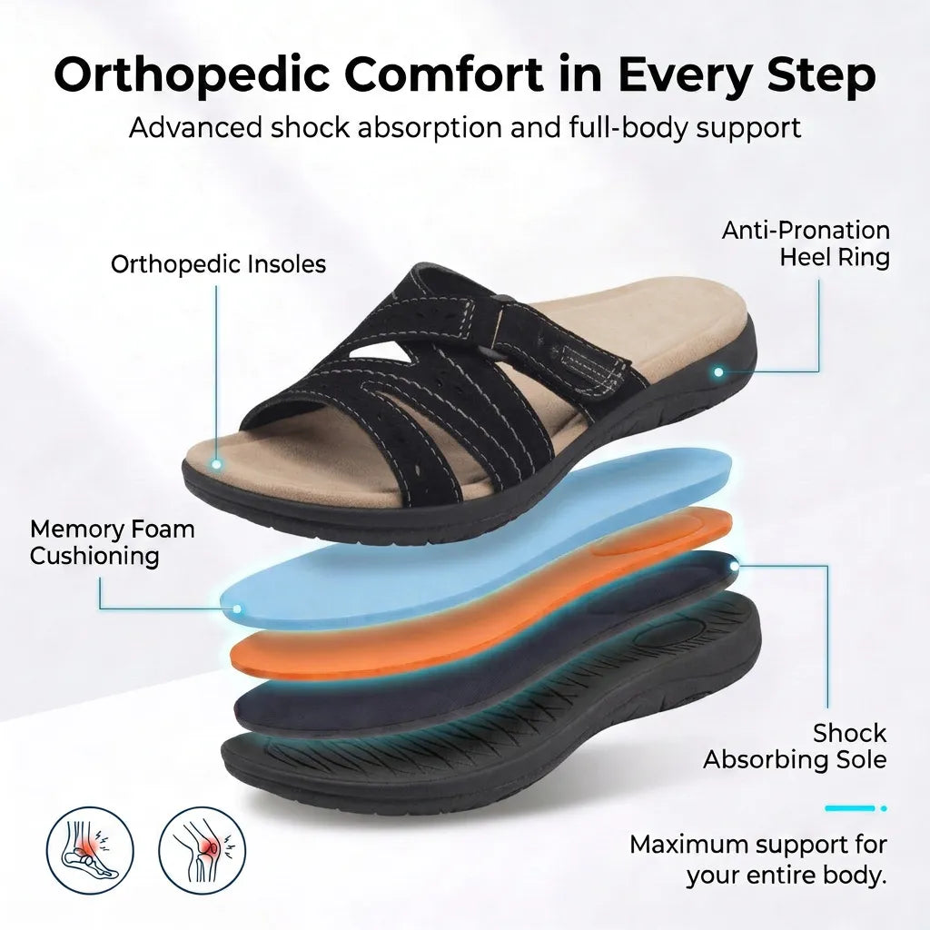 HexoComfy™ Women's Orthopedic Sandals for All-Day Comfort 8