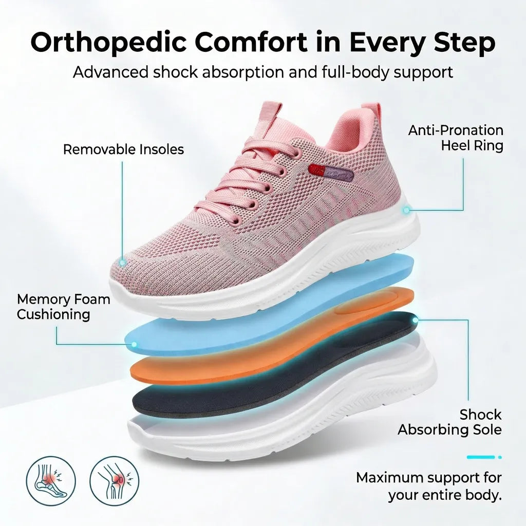 HexoComfy™ Women's Orthopedic Shoes for Everyday Support 8