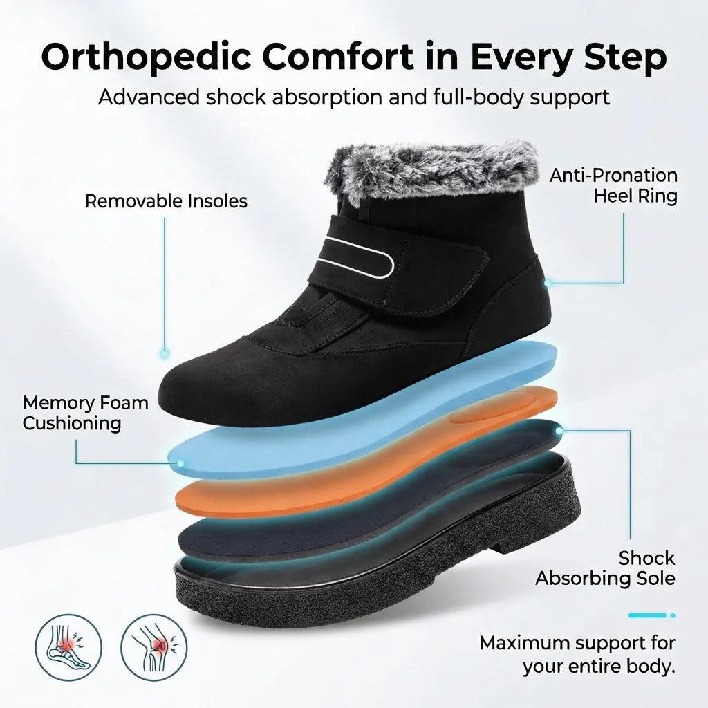 HexoComfy™ Women's Orthopedic Boots for All-Day Support 2