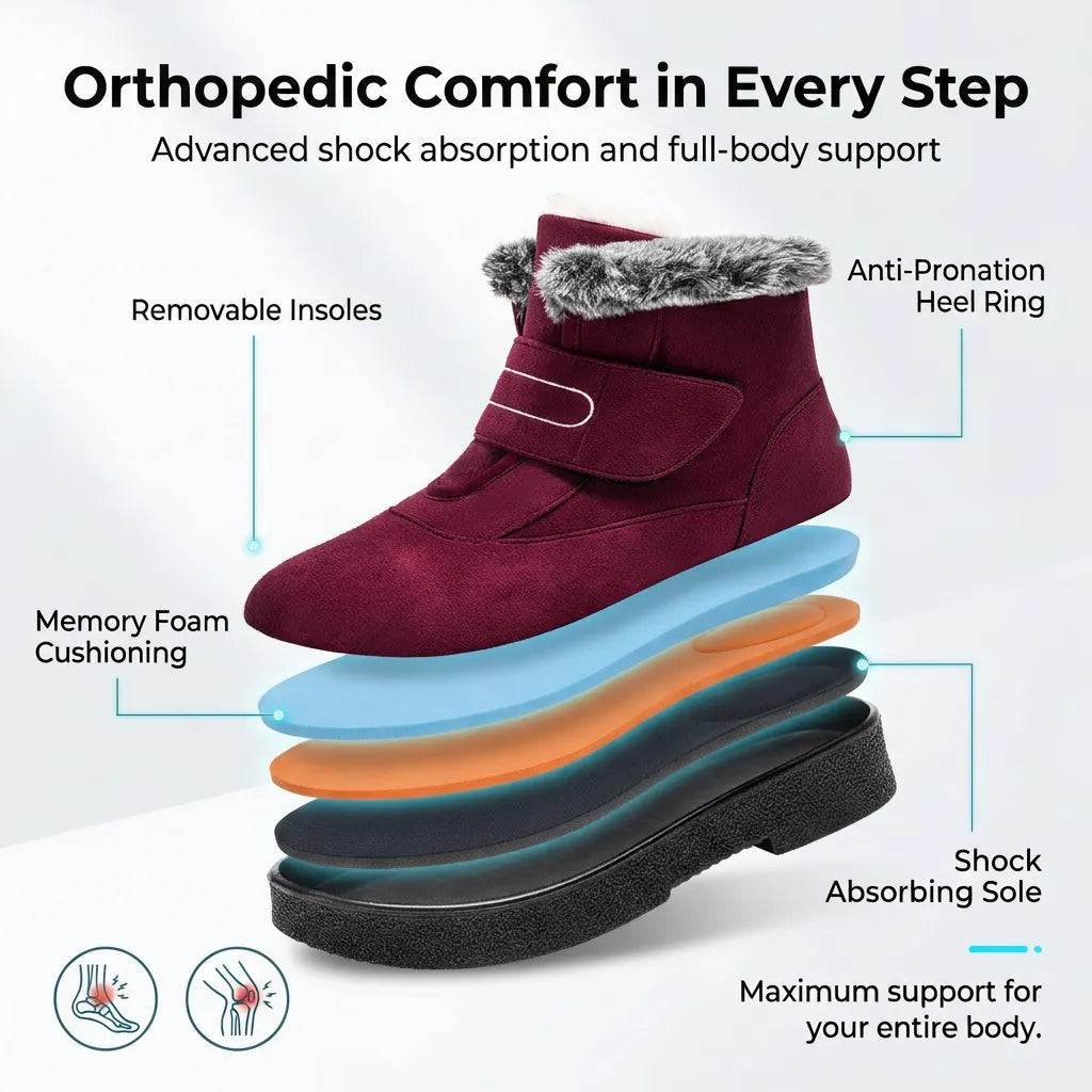 HexoComfy™ Women's Orthopedic Boots for All-Day Support 8