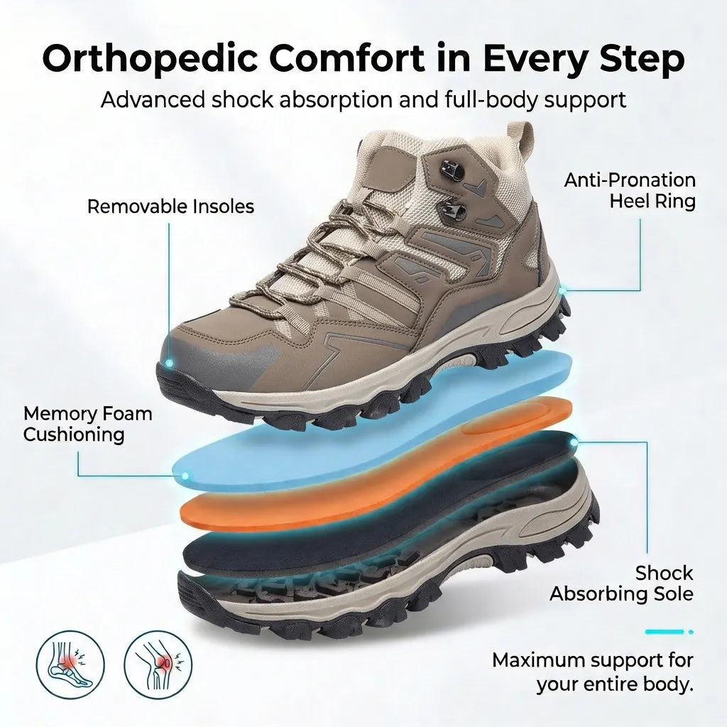 HexoComfy™ Women's Orthopedic Outdoor Shoes 8
