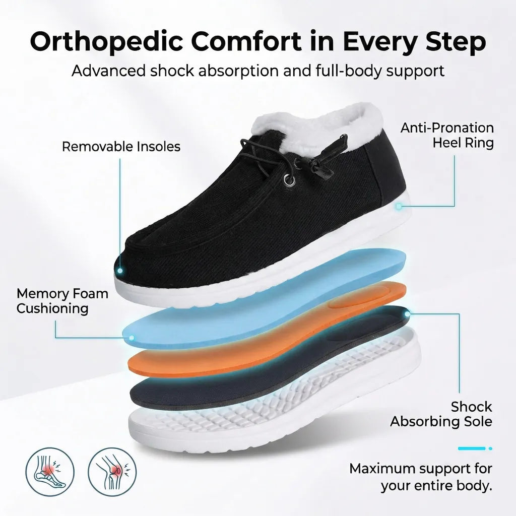 HexoComfy™ Women's Orthopedic Winter Loafers 2