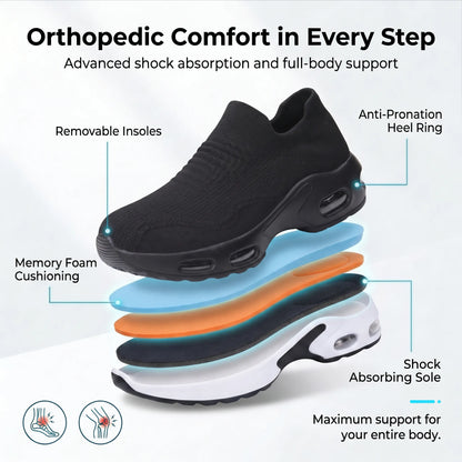 HexoComfy™ Women's Hands-Free Orthopedic Shoes with Quick On-Off Design 2