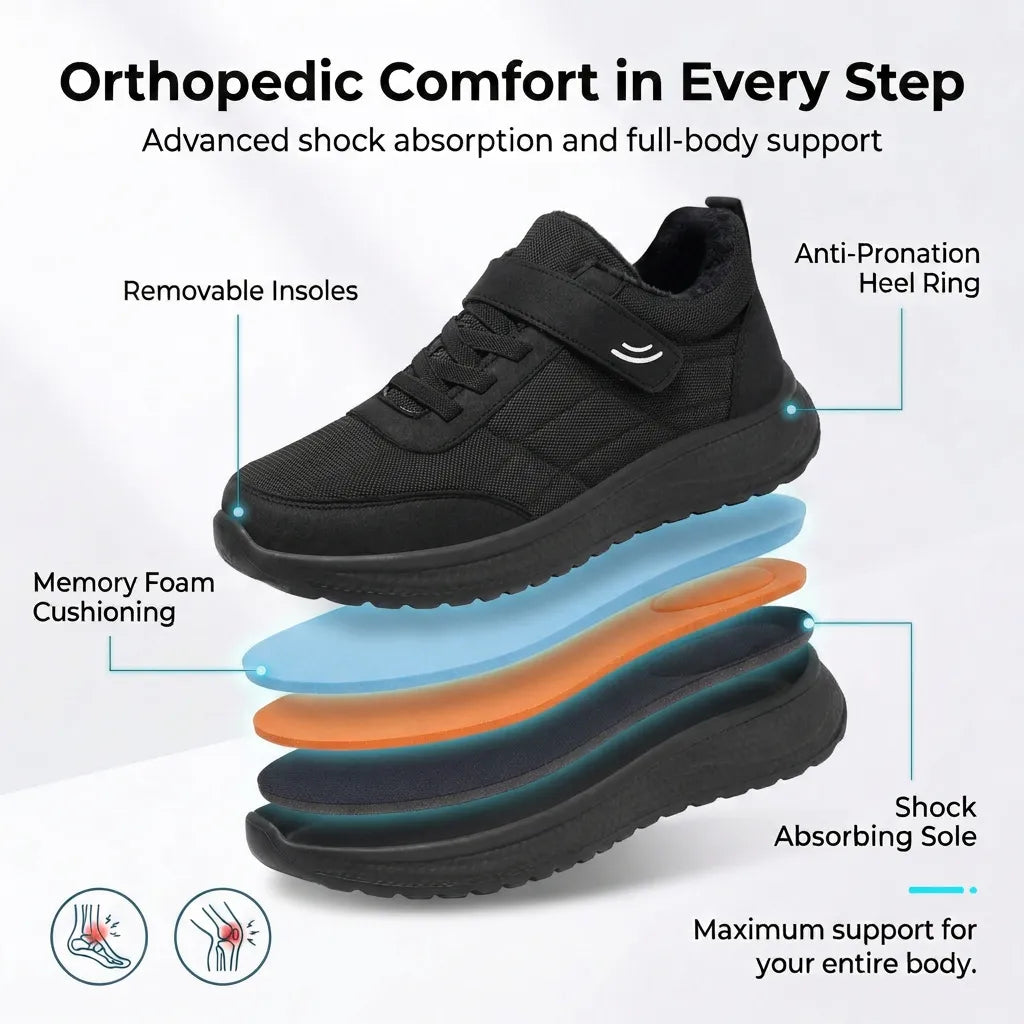 HexoComfy™ Women's Hands-Free Orthopedic Shoes with Superb Arch Support 2