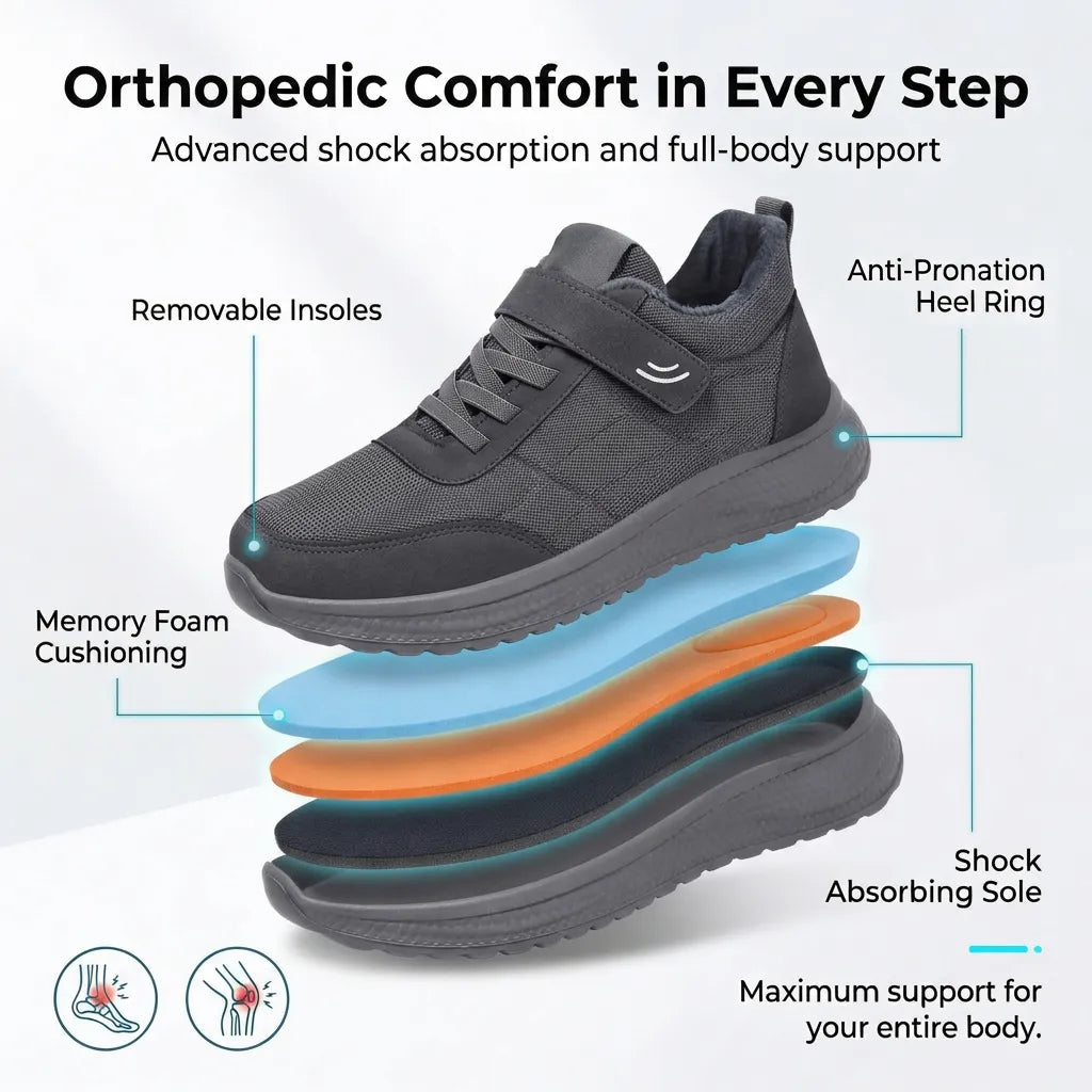 HexoComfy™ Women's Hands-Free Orthopedic Shoes with Superb Arch Support 8