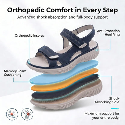 HexoComfy™ Women's Orthopedic Sandals with Soft Cushioned Footbed 2