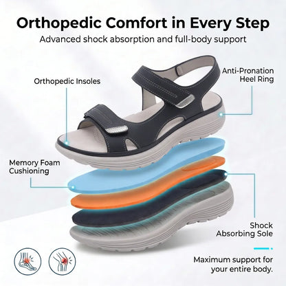 HexoComfy™ Women's Orthopedic Sandals with Soft Cushioned Footbed 8