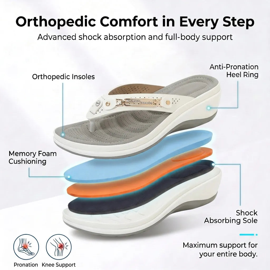 HexoComfy™ Women's Orthopedic Slippers 8