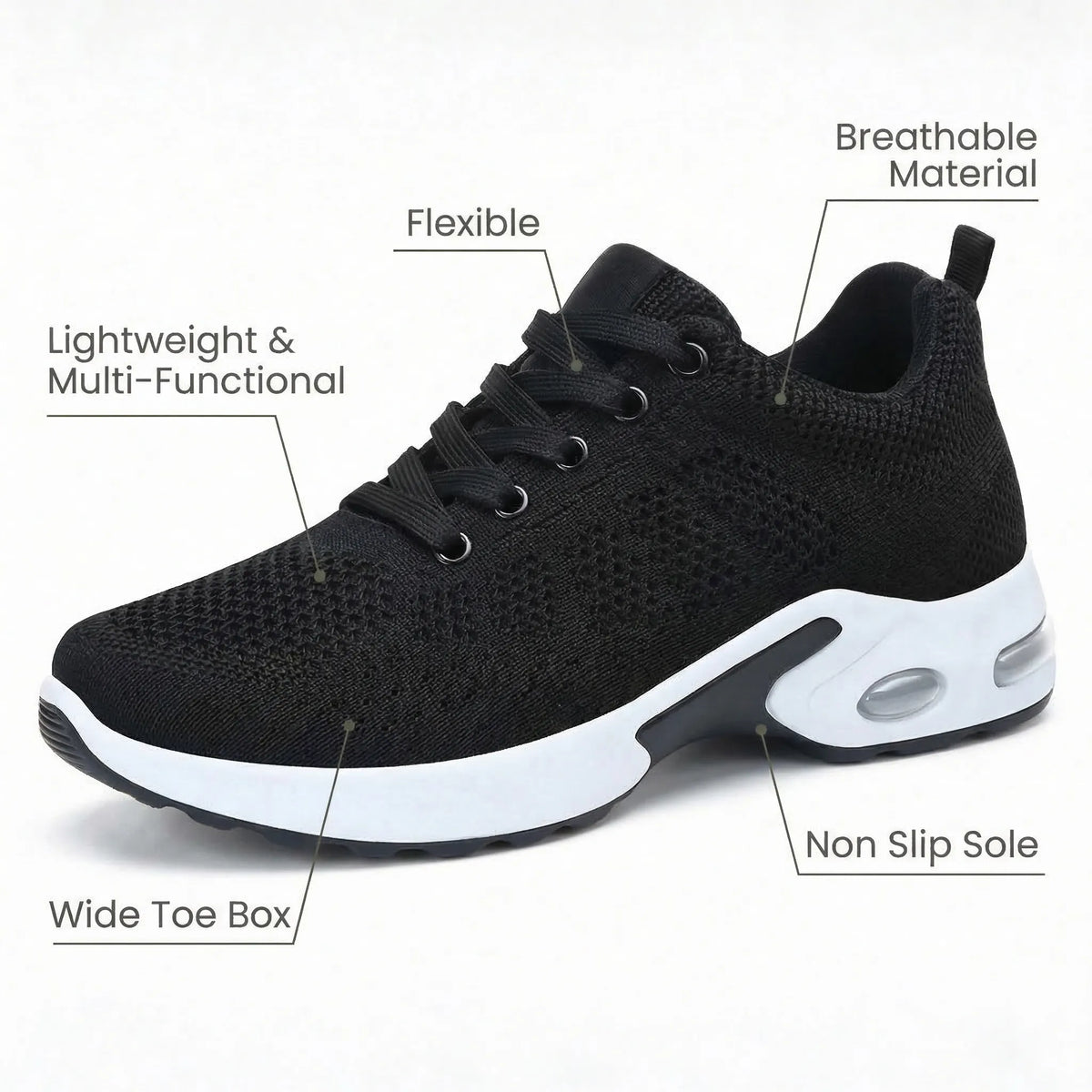 HexoComfy™ Women's Orthopedic Shoes for Versatile Everyday Wear 2