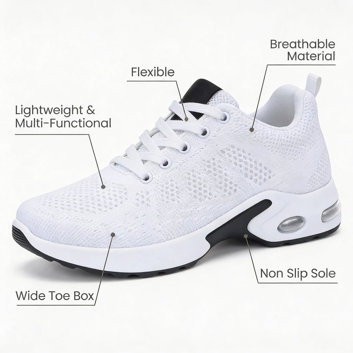 HexoComfy™ Women's Orthopedic Shoes for Versatile Everyday Wear 7