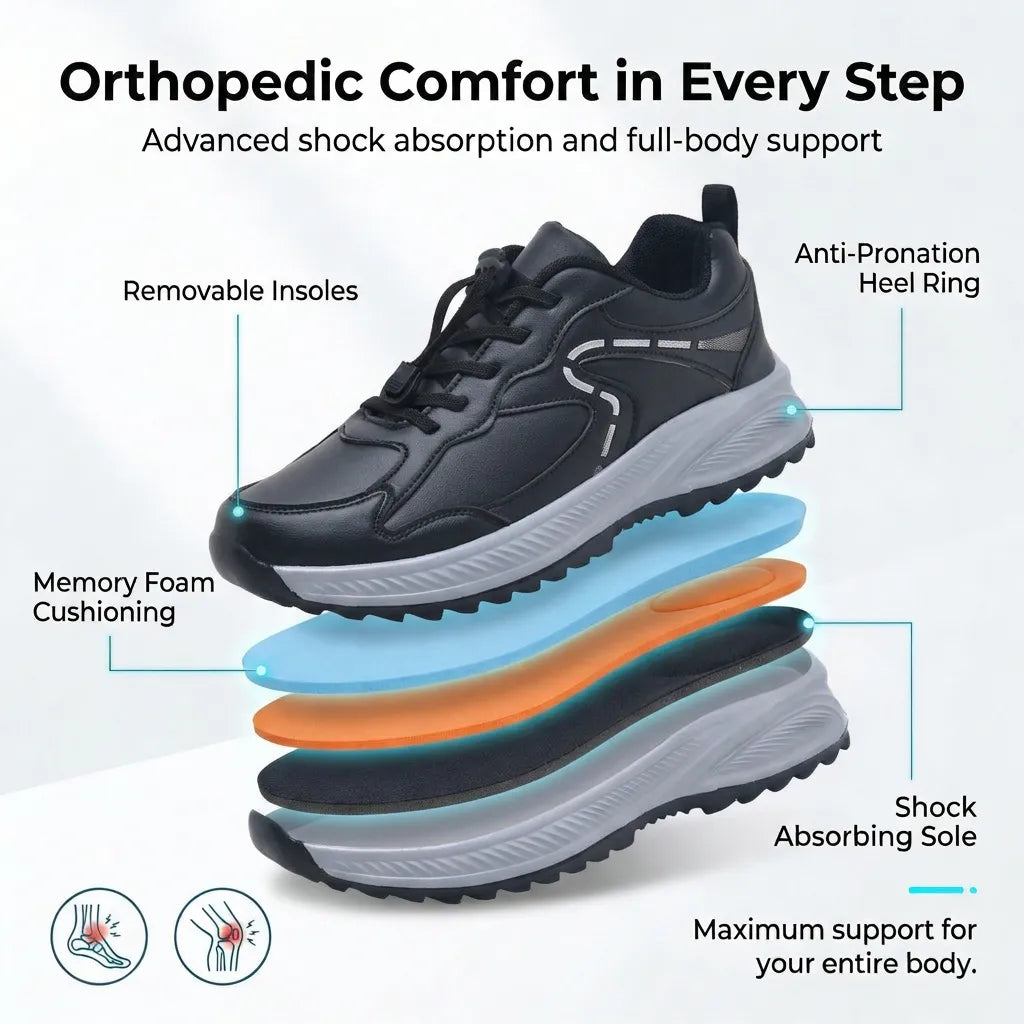 HexoComfy™ Women's Orthopedic Shoes with Arch Support & Cushioned Footbed 2