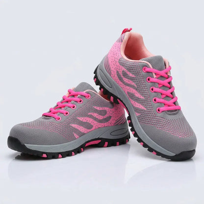 HexoComfy™ Women's Steel Toe Orthopedic Shoes with Slip-Resistant Outsole 5