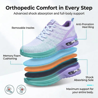 HexoComfy™ Women's Lightweight Orthopedic Shoes with Breathable Upper 2