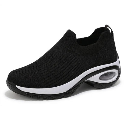 HexoComfy™ Women's Orthopedic Slip-On Shoes with Stretch Knit Collar 0