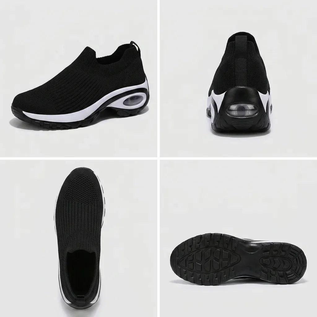 HexoComfy™ Women's Orthopedic Slip-On Shoes with Stretch Knit Collar 1