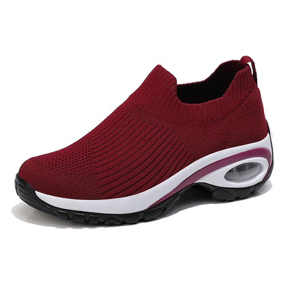 HexoComfy™ Women's Orthopedic Slip-On Shoes with Stretch Knit Collar 10