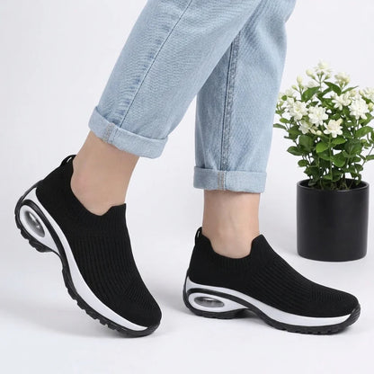 HexoComfy™ Women's Orthopedic Slip-On Shoes with Stretch Knit Collar 3