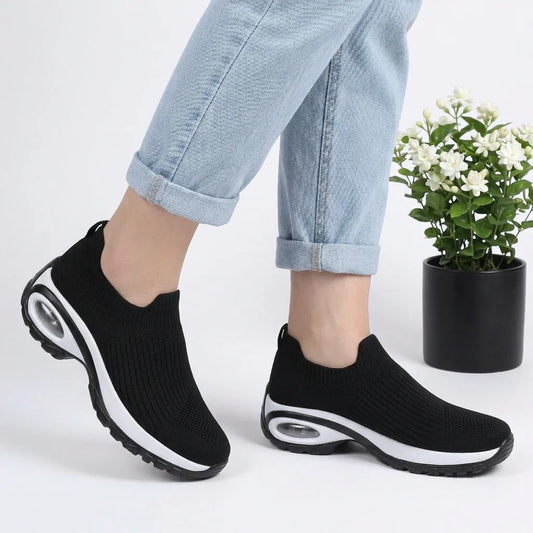 HexoComfy™ Women's Orthopedic Slip-On Shoes with Stretch Knit Collar 3