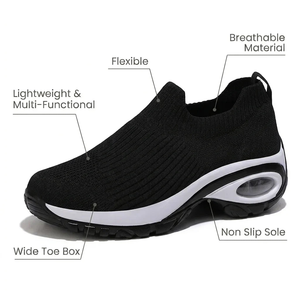 HexoComfy™ Women's Orthopedic Slip-On Shoes with Stretch Knit Collar 4