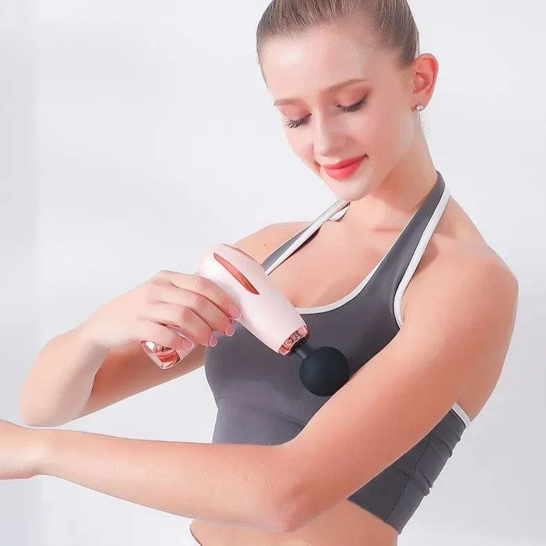 HexoRecover™ Mini Deep Tissue Massage Gun – 6-Speed, Quiet &amp; Portable Muscle Relief