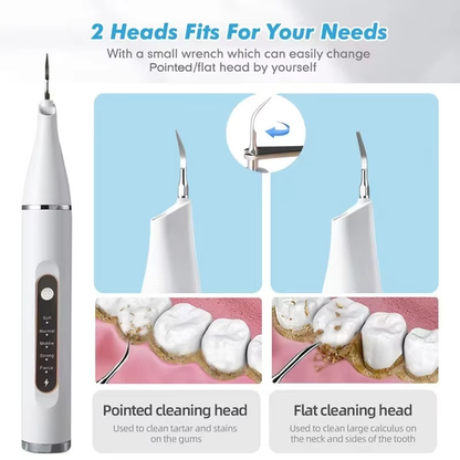 HexoSmile™ Ultrasonic Dental Cleaner for Tartar Removal & Teeth Whitening