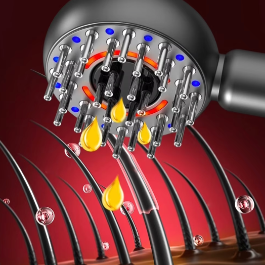 HexoScalp™ 4-in-1 Scalp Massager and Hair Care Comb