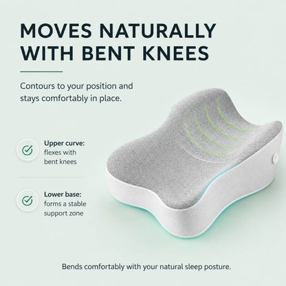 SnoozeAlign™ Knee Pillow for Side Sleepers - Comfort and Alignment Support 4
